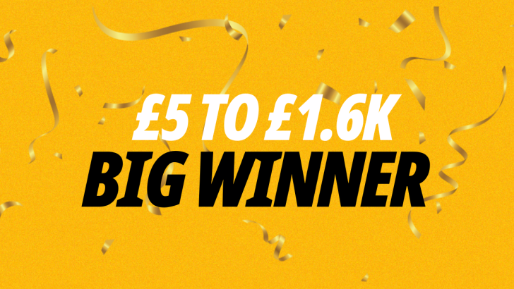 Betfair punter lands £1,600 winner from eight team ACCA